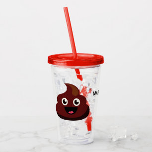 Kända roliga Pooptumblers för anpassningsbar Take Away Mugg