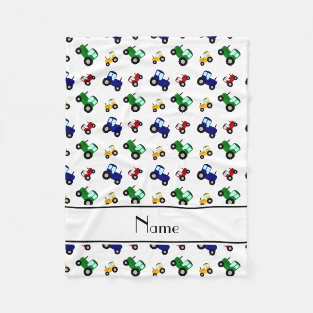 Kända vittraktorer för personlig fleecefilt (Framsidan)