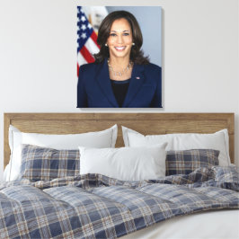 Kandate Kamala Harris US 2024 Canvastryck