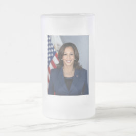 Kandate Kamala Harris US 2024 Frostat Ölglas