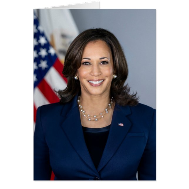 Kandate Kamala Harris US 2024 Hälsningskort (Framsidan)