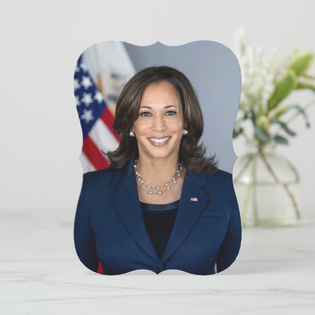 Kandate Kamala Harris US 2024 Kort (Stående Fram)