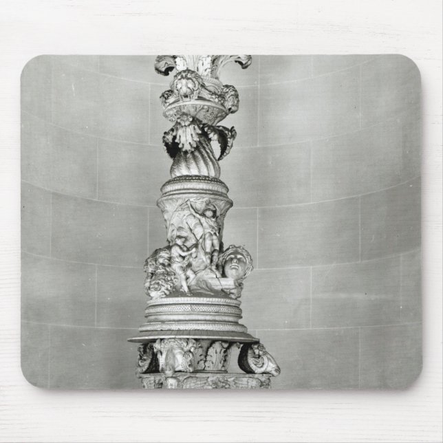 Kandelaber som är designad vid Piranesi på basen Musmatta (Framsidan)
