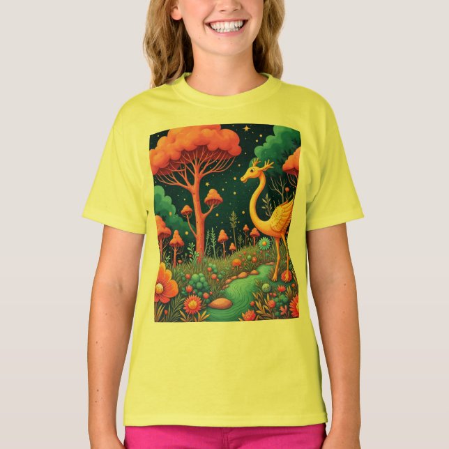 Kanderad landsbygd t shirt (Framsida)