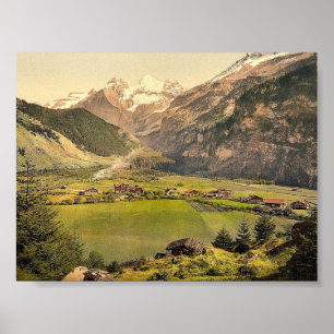 Kandersteg by och Blumlisalp berggrupp, Poster