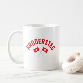 KANDERSTEG Schweiz Flaggor Kaffemugg