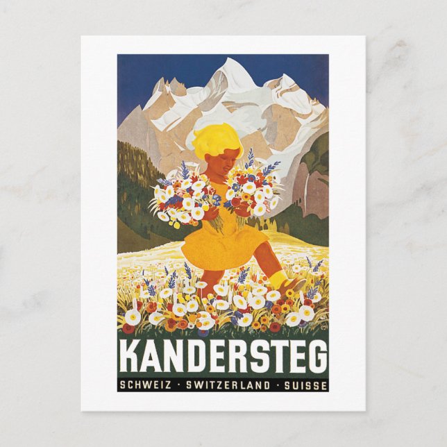 Kandersteg Vykort (Framsida)
