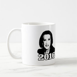 KANDIDAT 2016 FÖR CARLY FIORINA KAFFEMUGG