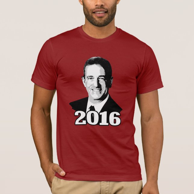 Kandidat 2016 för RUSS FEINGOLD Tee (Framsida)