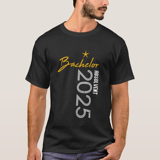 KANDIDAT 2025 Examensfest Studentexamen T Shirt (Framsida)
