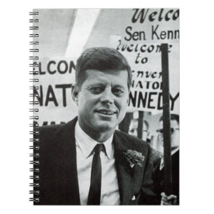 Kandidat Kennedy Anteckningsbok Med Spiral