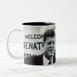 Kandidat Kennedy Två-Tonad Mugg