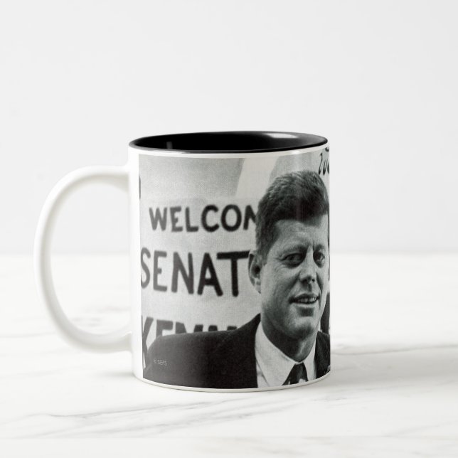 Kandidat Kennedy Två-Tonad Mugg (Vänster)