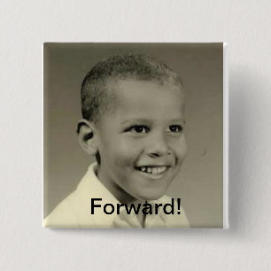 Kandidat till presidentposten Obama Kampanj Button Knapp