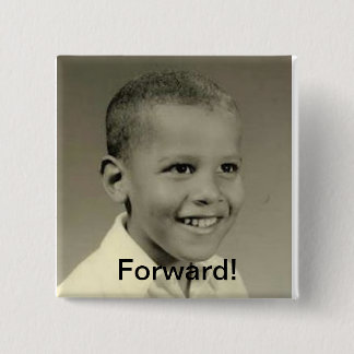 Kandidat till presidentposten Obama Kampanj Button Knapp