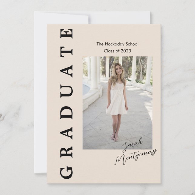 Kandidatexamen Edge Annonskort 5 Bilder Inbjudningar (Framsida)