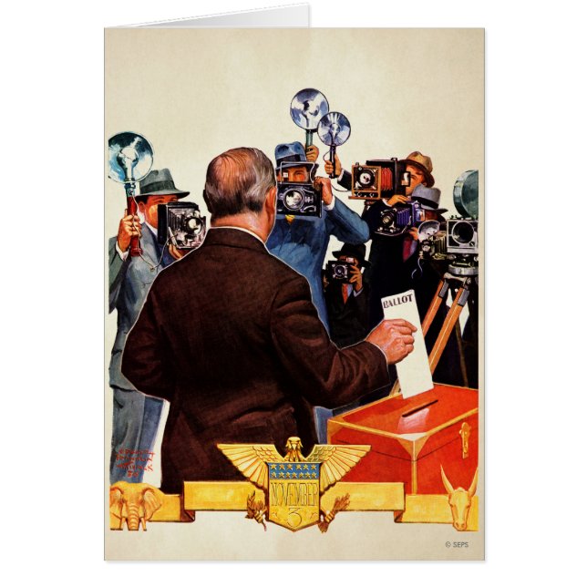 Kandidatomröstning Hälsningskort (Framsidan)