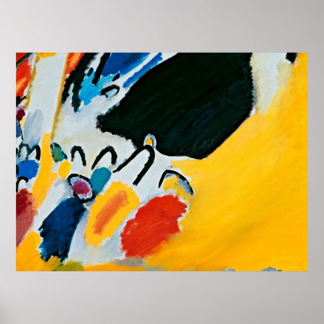 Kandinski Impression III Concert Abstract Painting Poster (Framsidan)