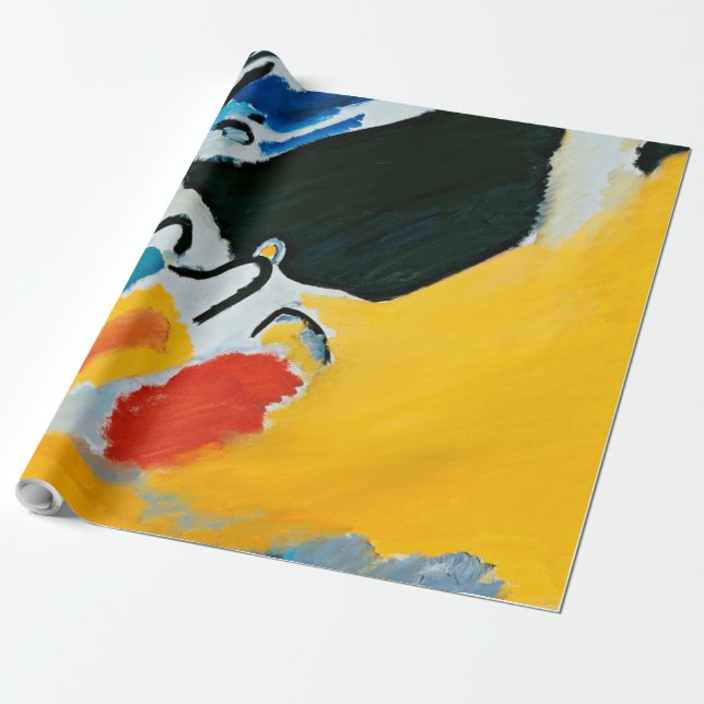 Kandinski Impression III Konsert Abstrakt Målning Presentpapper (Utrullad)