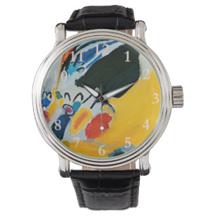 Kandinski Impression III Konsert Abstrakt Painting Armbandsur