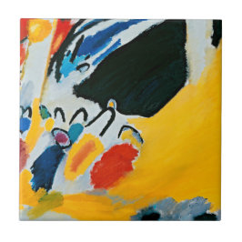 Kandinski Impression III Konsert Abstrakt Painting Kakelplatta