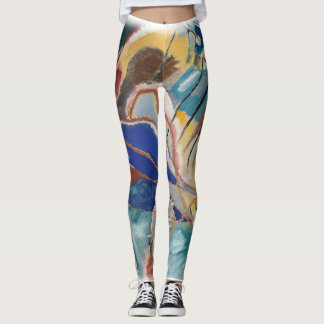 Kandinski tryckdamasker leggings