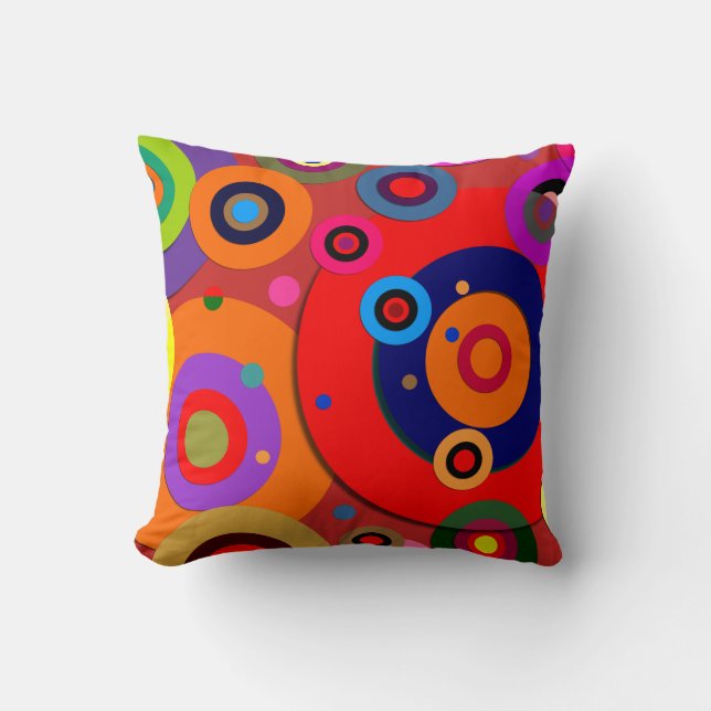 Kandinsky #18 kudde (Framsida)