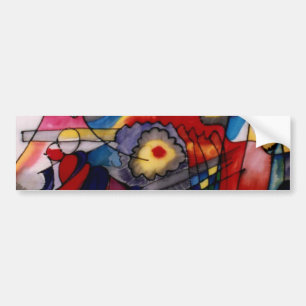 Kandinsky 1913 Abstrakt Painting Bildekal