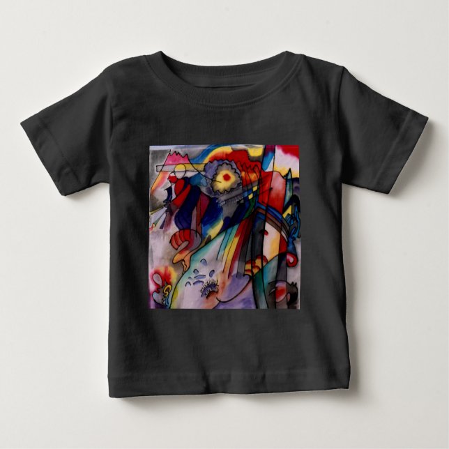 Kandinsky 1913 Abstrakt Painting Tee (Framsida)