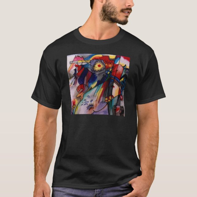 Kandinsky 1913 Abstrakt Painting Tee (Framsida)
