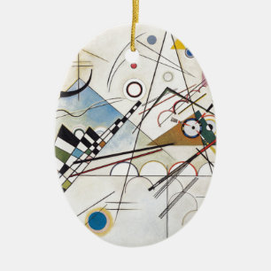 Kandinsky 1923/disposition viii/pixdezines julgransprydnad keramik