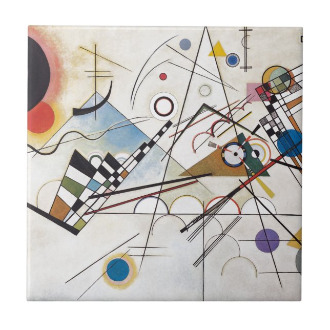 Kandinsky 1923/disposition viii/pixdezines kakelplatta (Framsidan)