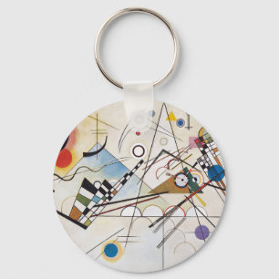 Kandinsky 1923/disposition viii/pixdezines nyckelring