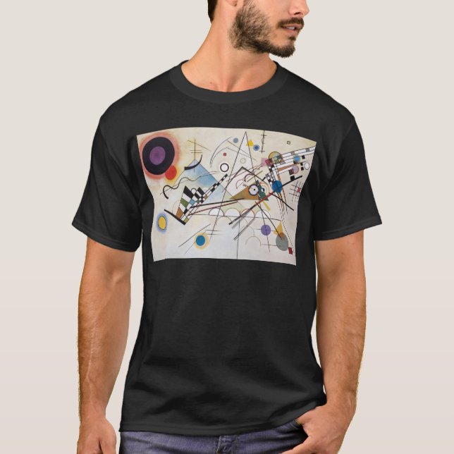 Kandinsky 1923/disposition viii/pixdezines tee shirt (Framsida)