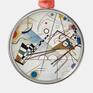 Kandinsky 1923/komposition viii/pixdezines julgransprydnad metall