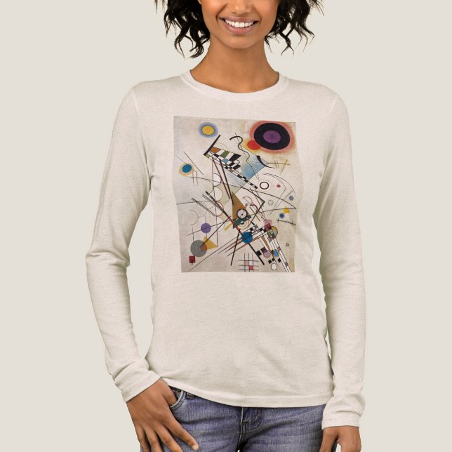 Kandinsky 1923/komposition viii/pixdezines t shirt (Framsida)