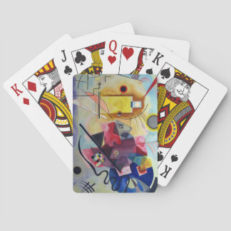 Kandinsky 1925 Painting Gult Red Blue Casinokort