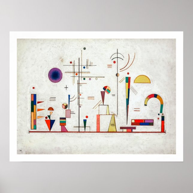 Kandinsky, 1930 - Seriös Roligt Poster (Framsidan)