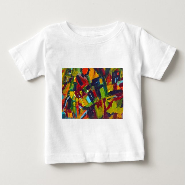 Kandinsky 304 Colorful Abstrakt Artwork Tröja (Framsida)