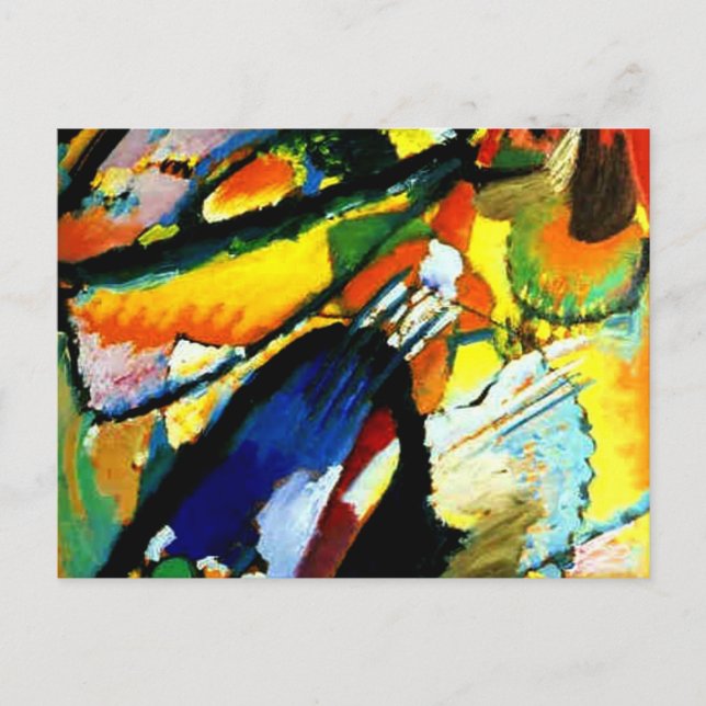 Kandinsky - A Angel of the Last Dom, Vykort (Framsida)