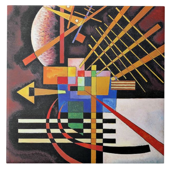 Kandinsky - Above and Left, Kakelplatta (Framsidan)