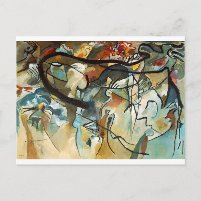 kandinsky abract art vykort (Framsida)