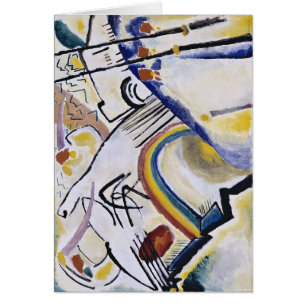 Kandinsky Abract Painting Art 1910 Hälsningskort