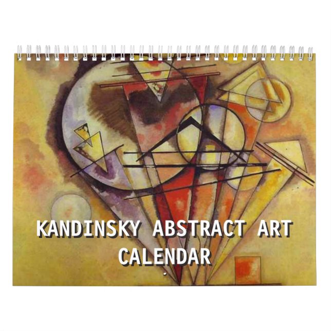 Kandinsky Abstrakt Art Kalender (Omslag)