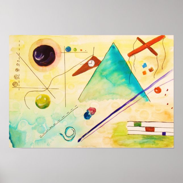 Kandinsky Abstrakt art Poster (Framsidan)