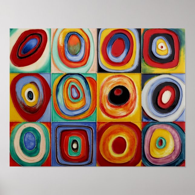 Kandinsky Abstrakt Art Poster (Framsidan)