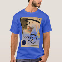 Kandinsky Abstrakt Artwork Deep Royal Blue