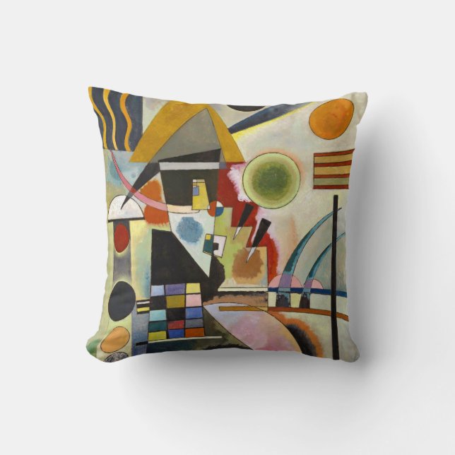 Kandinsky Abstrakt Artwork Kudde (Framsida)
