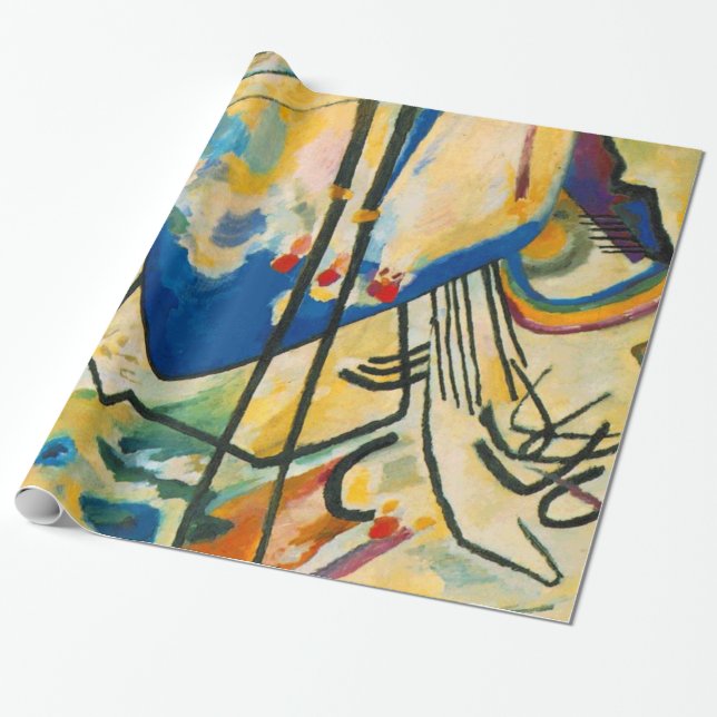 Kandinsky Abstrakt Artwork Presentpapper (Utrullad)