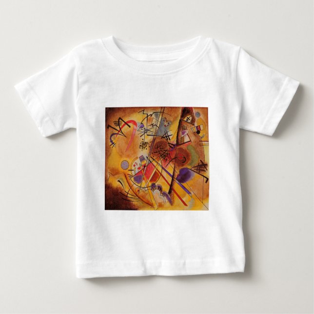 Kandinsky Abstrakt Artwork T-shirt (Framsida)